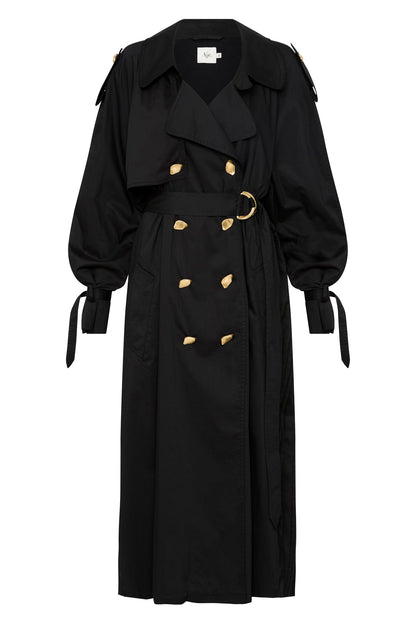 Women Prima Pleat Trench Coat | Aje
