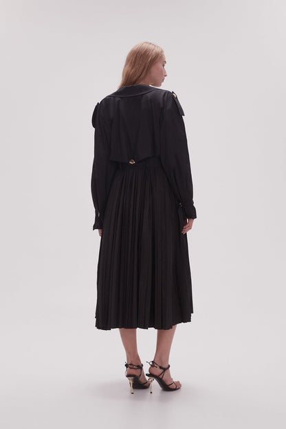 Women Prima Pleat Trench Coat | Aje