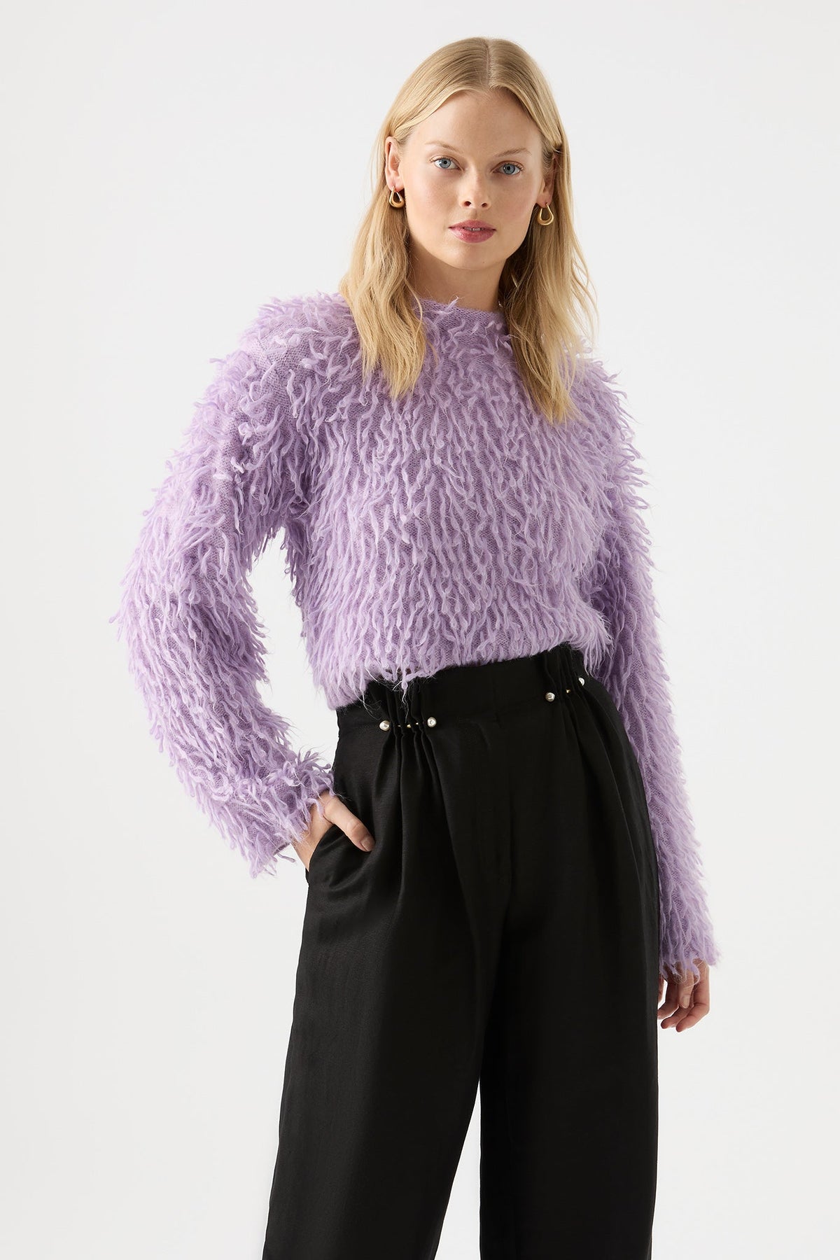 Women Luna Funnel Neck Knit | Aje