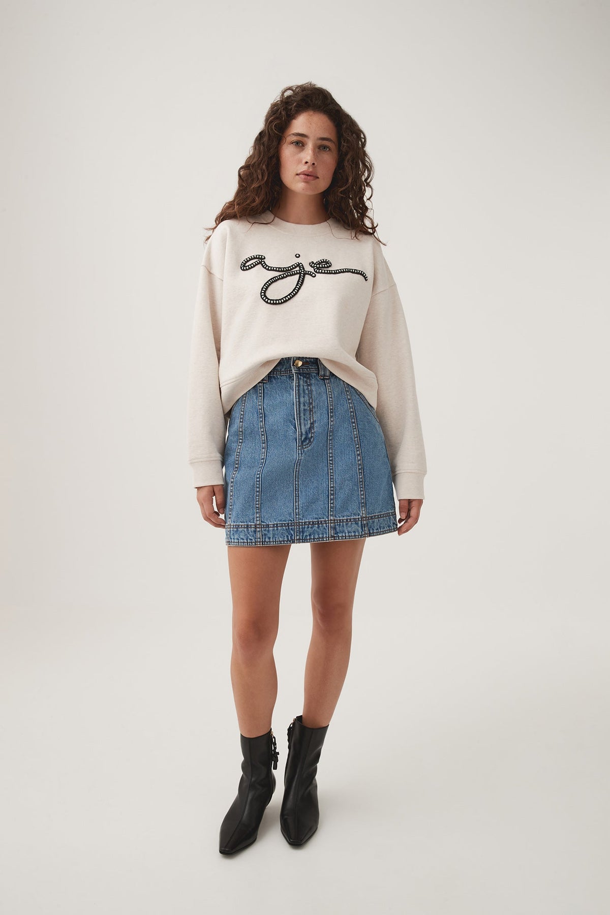 Women Mythology Pearl Logo Sweater | Aje