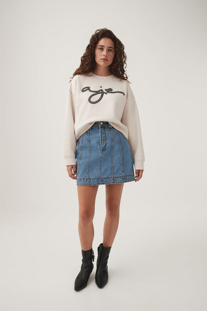 Women Mythology Pearl Logo Sweater | Aje
