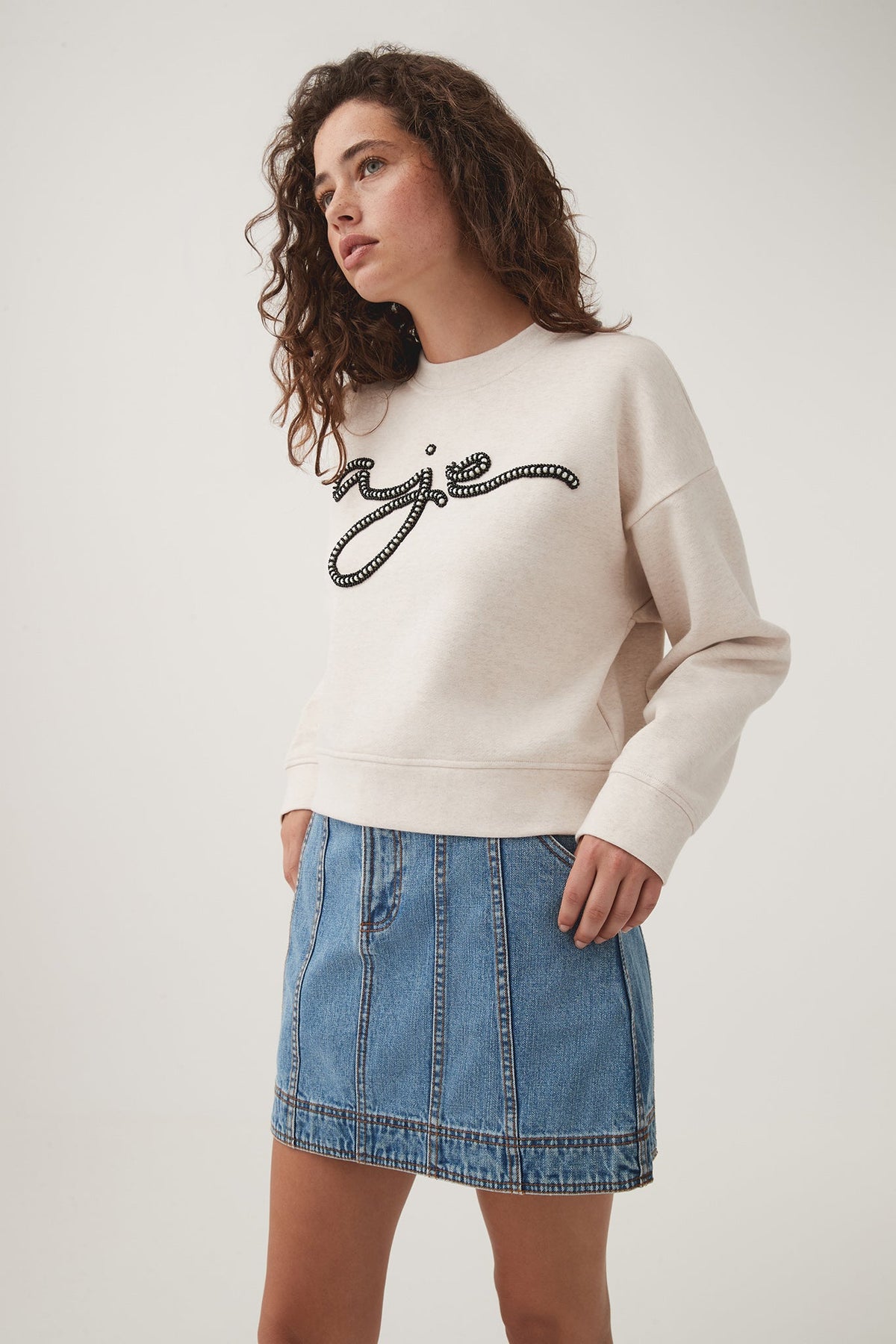 Women Mythology Pearl Logo Sweater | Aje
