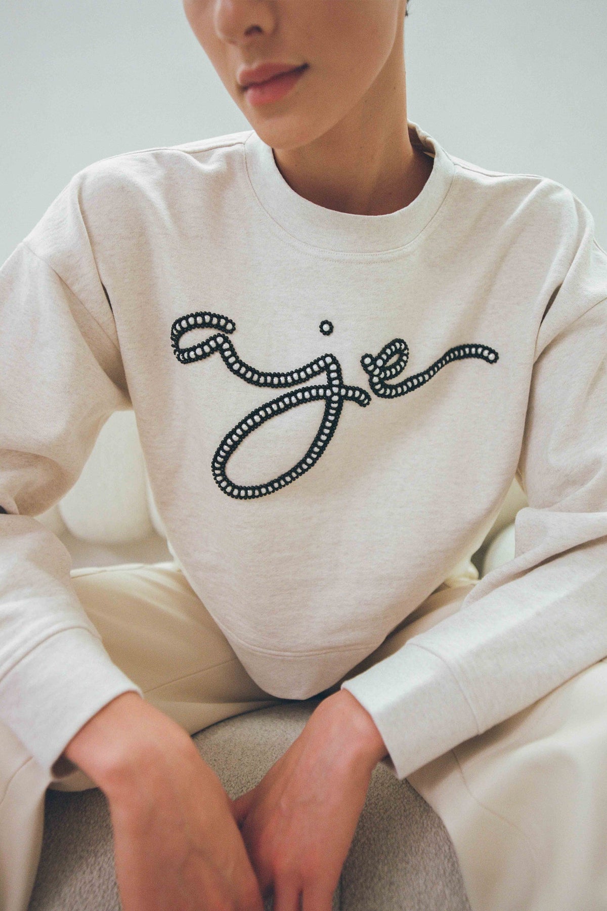 Women Mythology Pearl Logo Sweater | Aje
