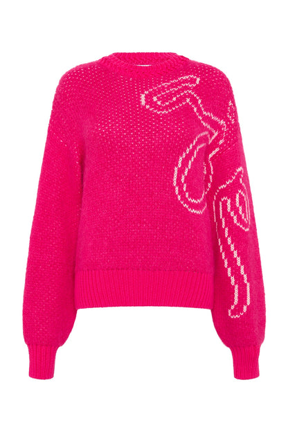Women Nora Logo Jacquard Jumper | Aje