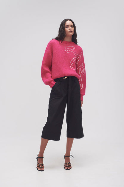 Women Nora Logo Jacquard Jumper | Aje
