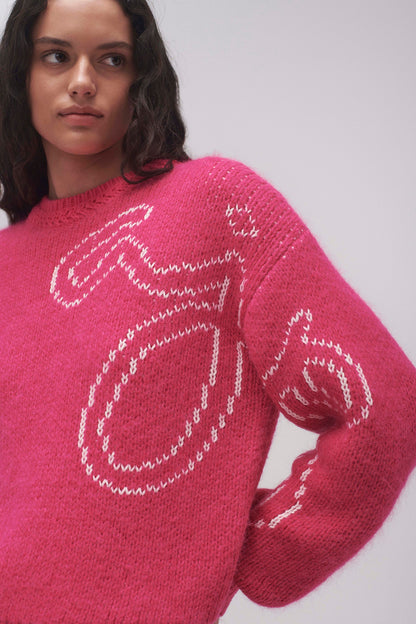 Women Nora Logo Jacquard Jumper | Aje
