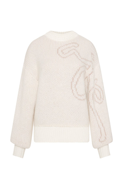 Women Nora Logo Jacquard Jumper | Aje