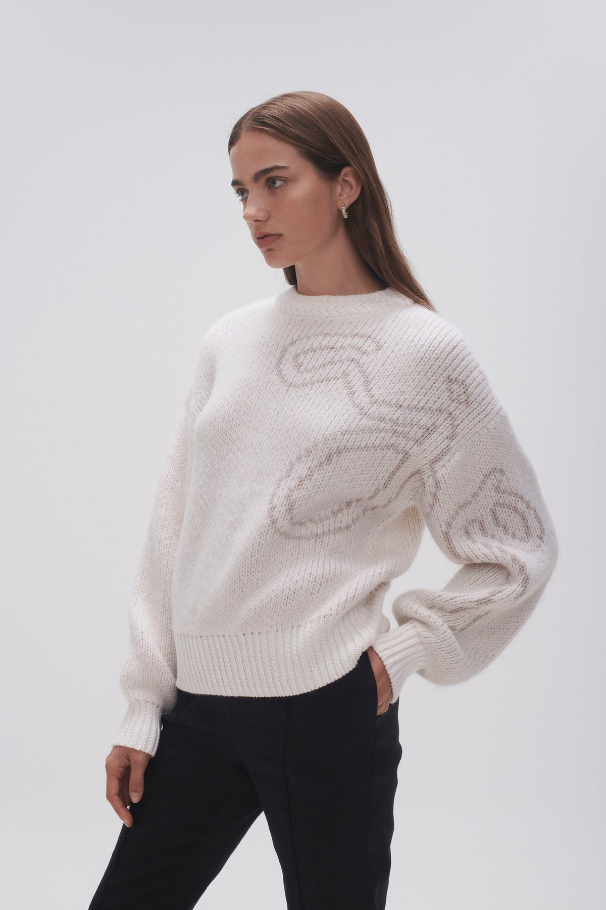 Women Nora Logo Jacquard Jumper | Aje