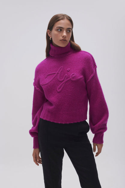 Women Evita Balloon Sleeve Jumper | Aje