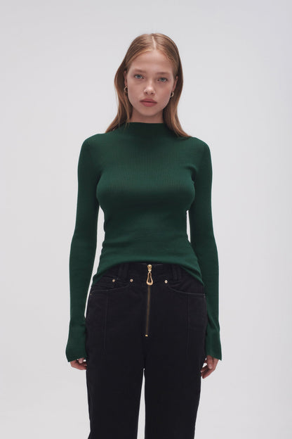 Women Alina Rib Knit Top | Aje