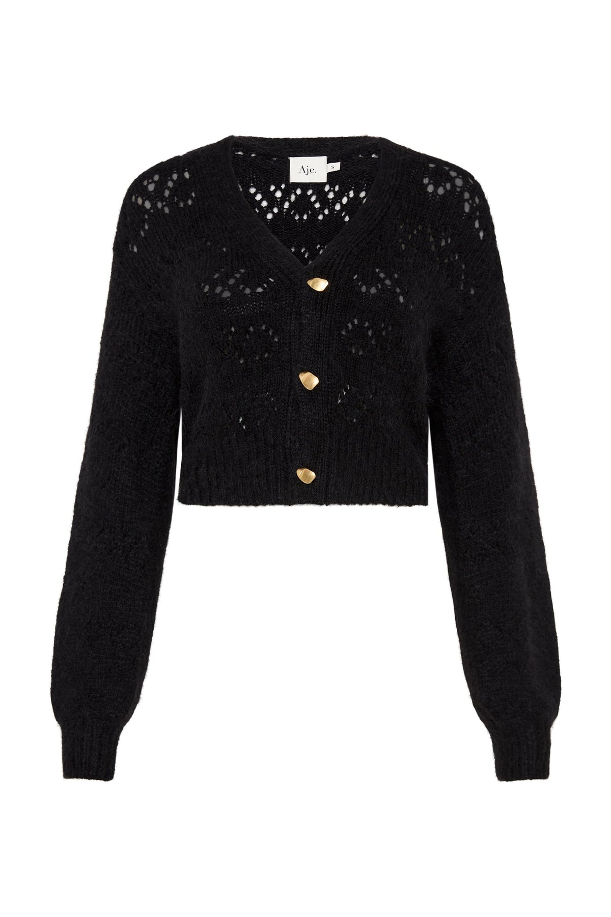 Women Grooves Lace Stitch Cardigan | Aje