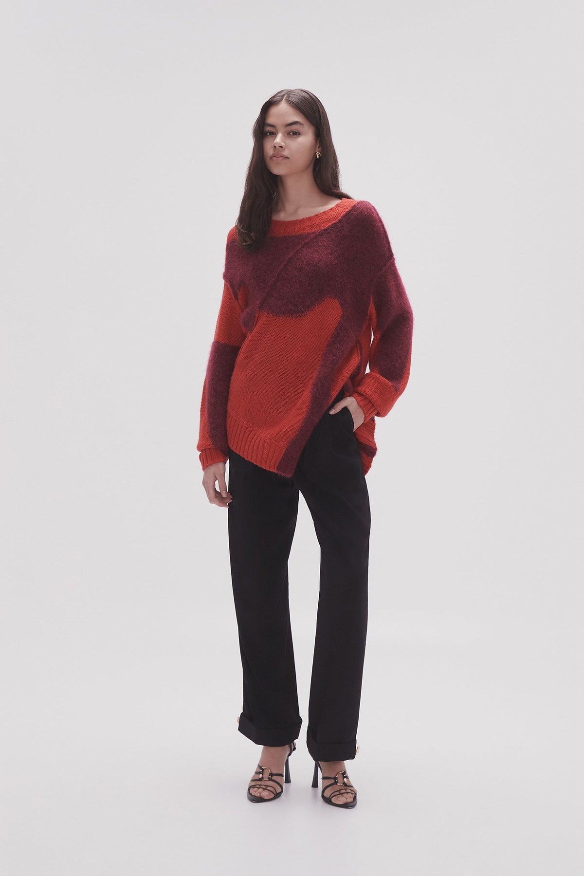 Women Addie Intarsia Knit Jumper | Aje