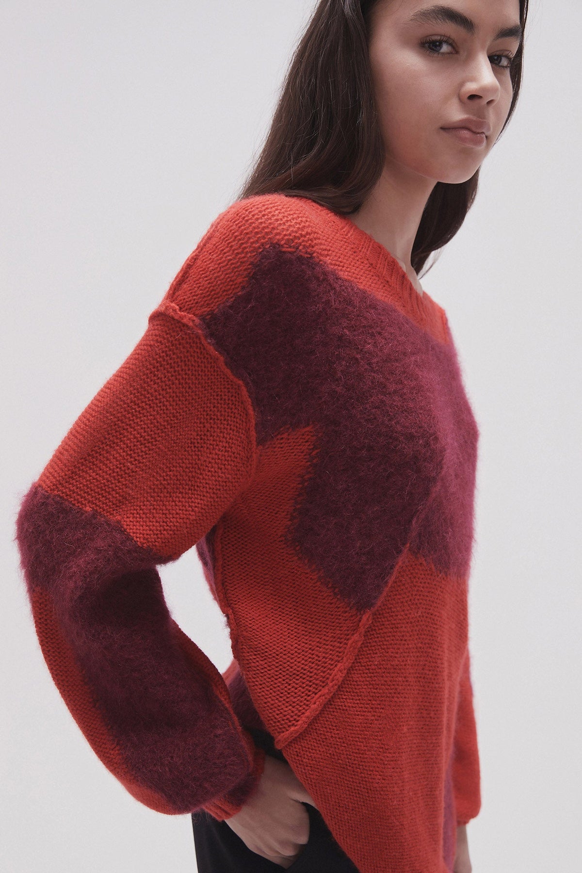 Women Addie Intarsia Knit Jumper | Aje