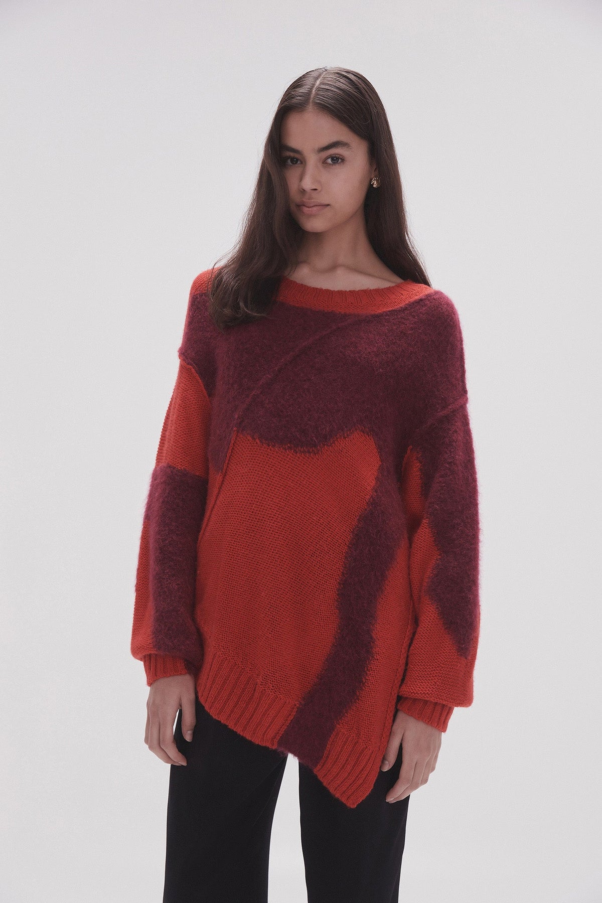 Women Addie Intarsia Knit Jumper | Aje