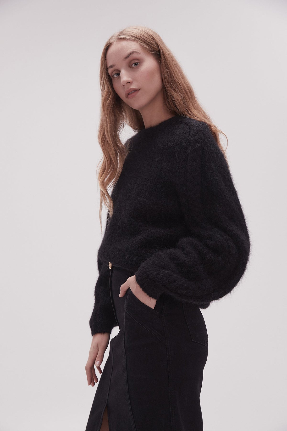 Women Mira Fluffy Jumper | Aje
