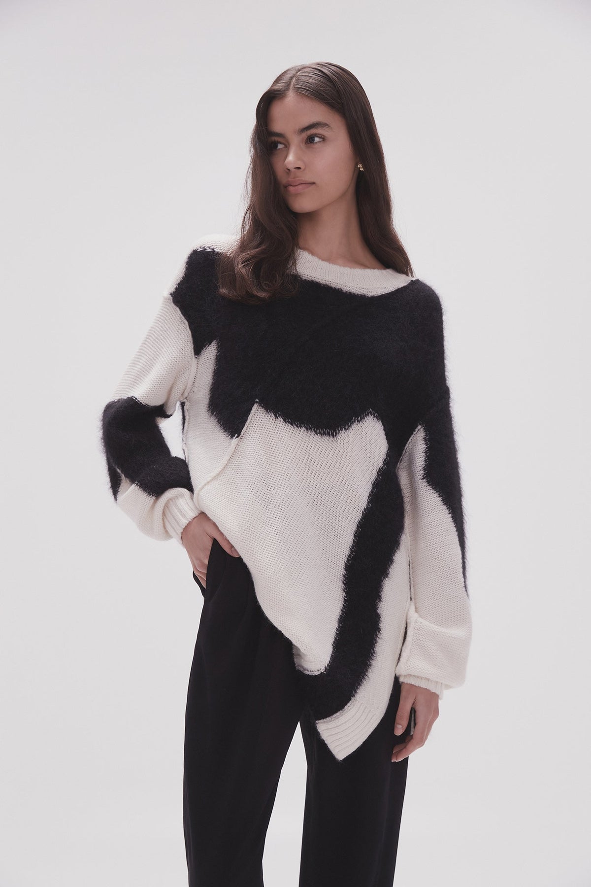 Women Addie Intarsia Knit Jumper | Aje