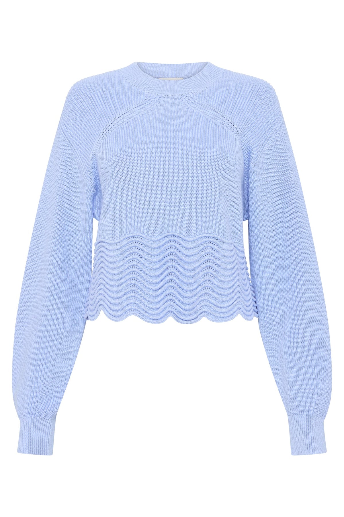 Women Cordelia Scallop Hem Jumper | Aje