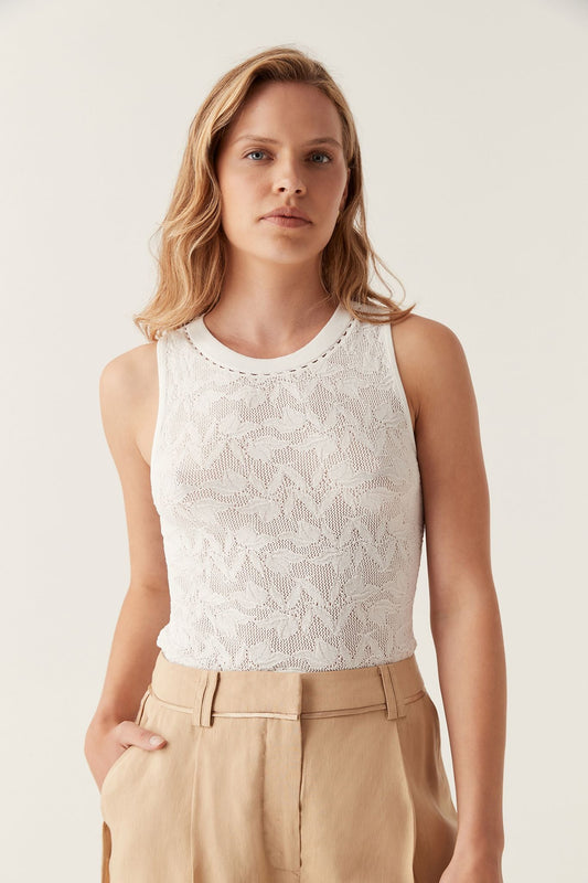 Women Irie Lace Knit Tank | Aje