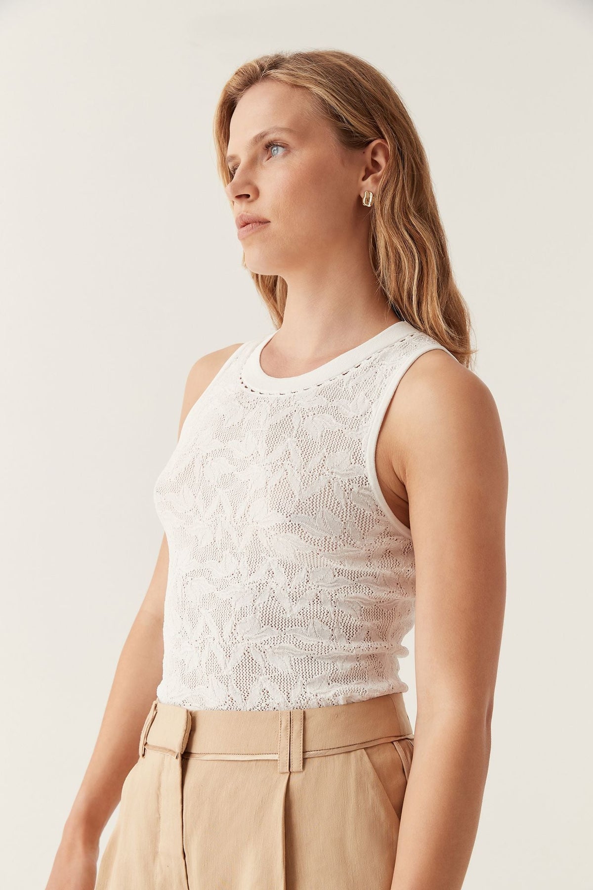Women Irie Lace Knit Tank | Aje