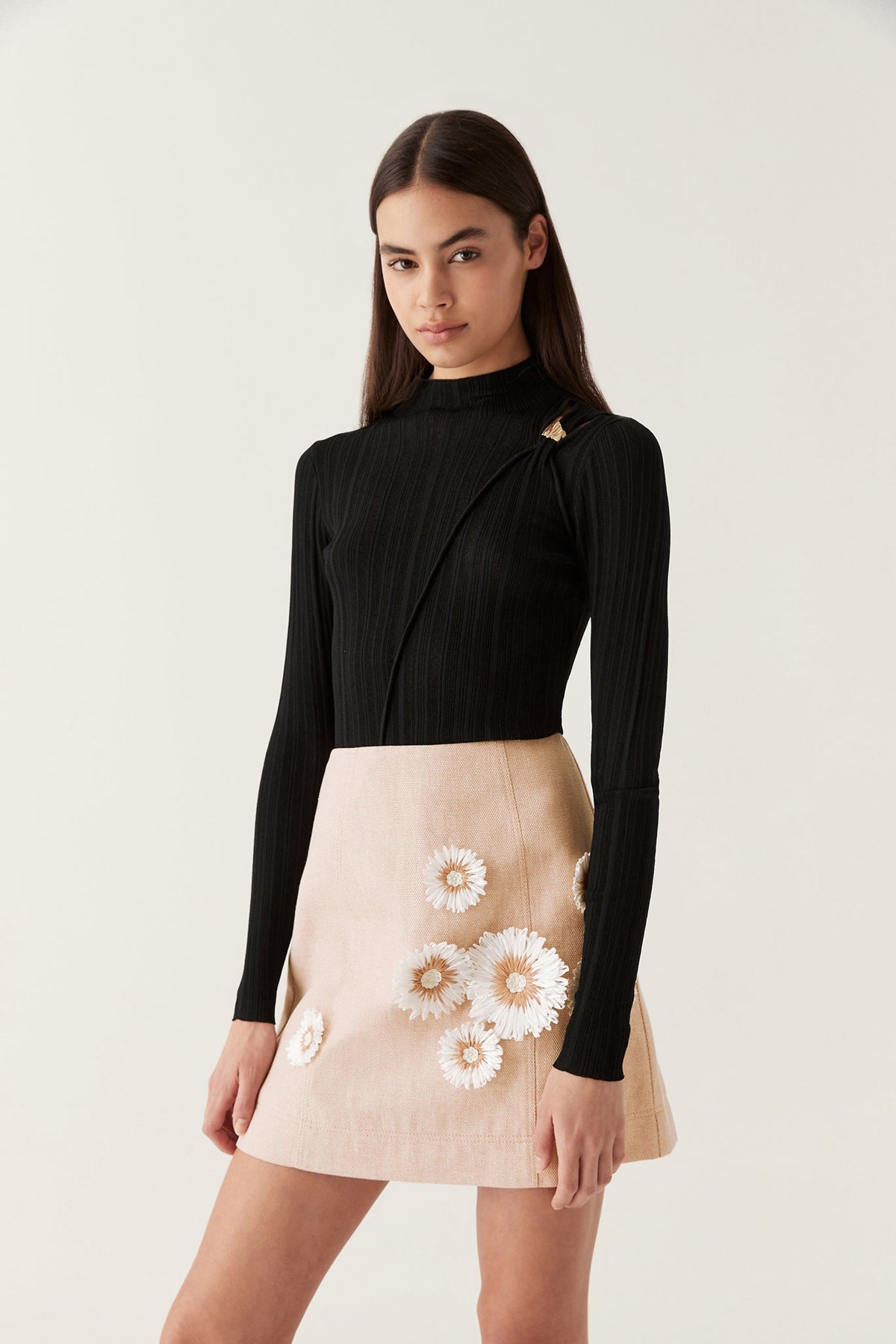 Women Wave Hardware Rib Knit | Aje