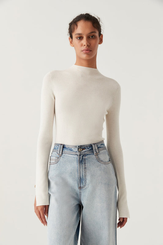 Women Carolina Rib Knit Top | Aje
