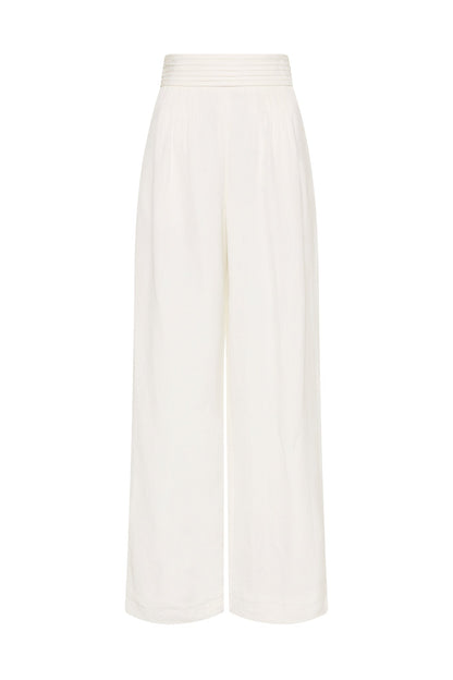 Women Jeanne Pintuck Wide Leg Pant | Aje