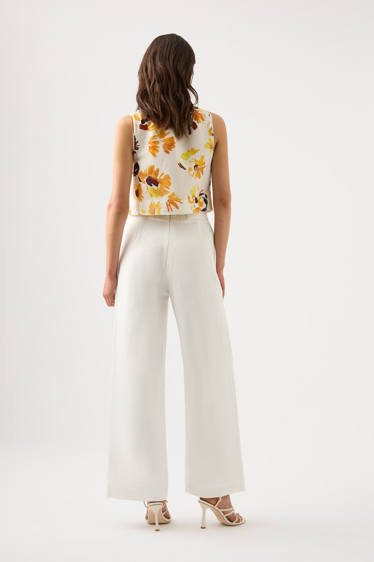Women Jeanne Pintuck Wide Leg Pant | Aje