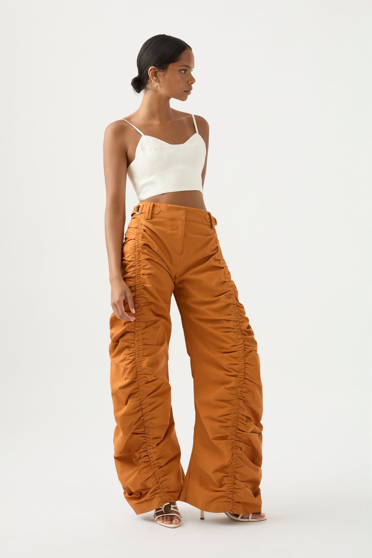 Women Kiara Ruched Drawstring Pant | Aje