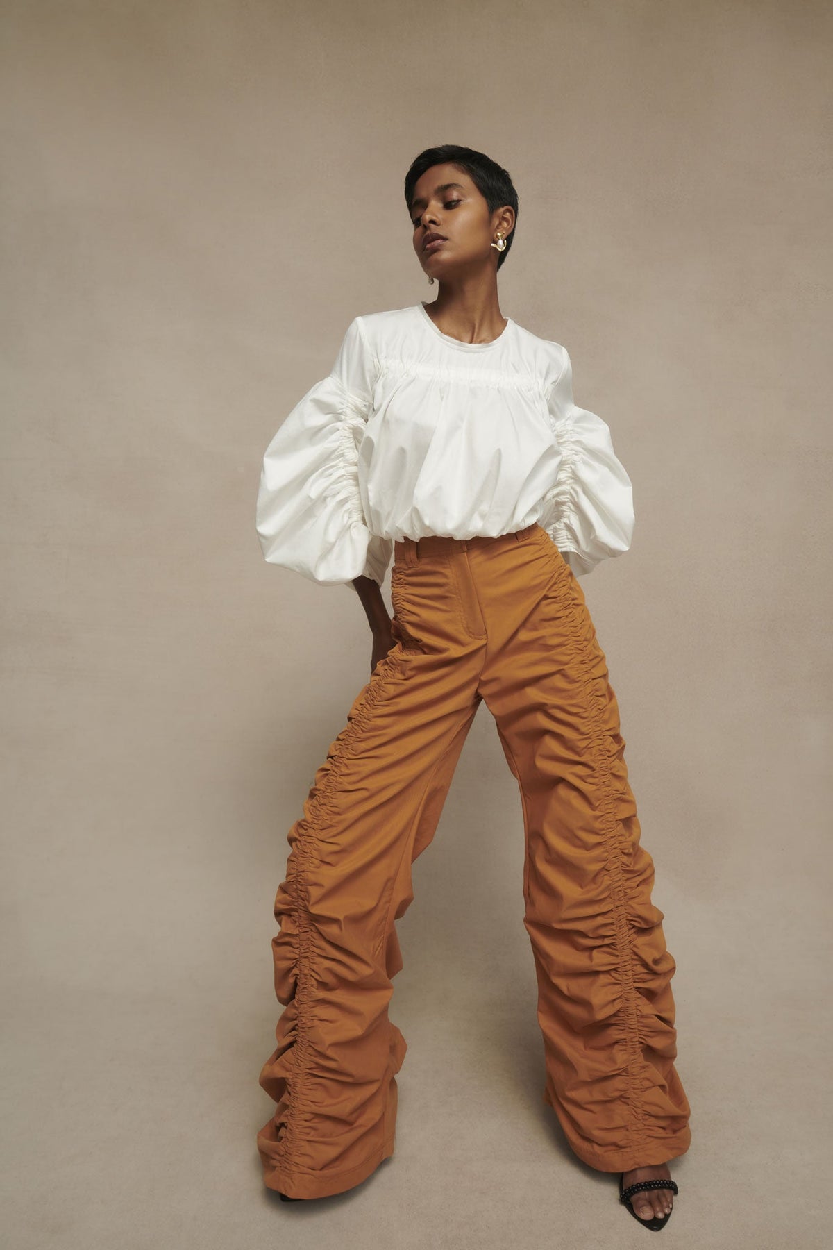Women Kiara Ruched Drawstring Pant | Aje