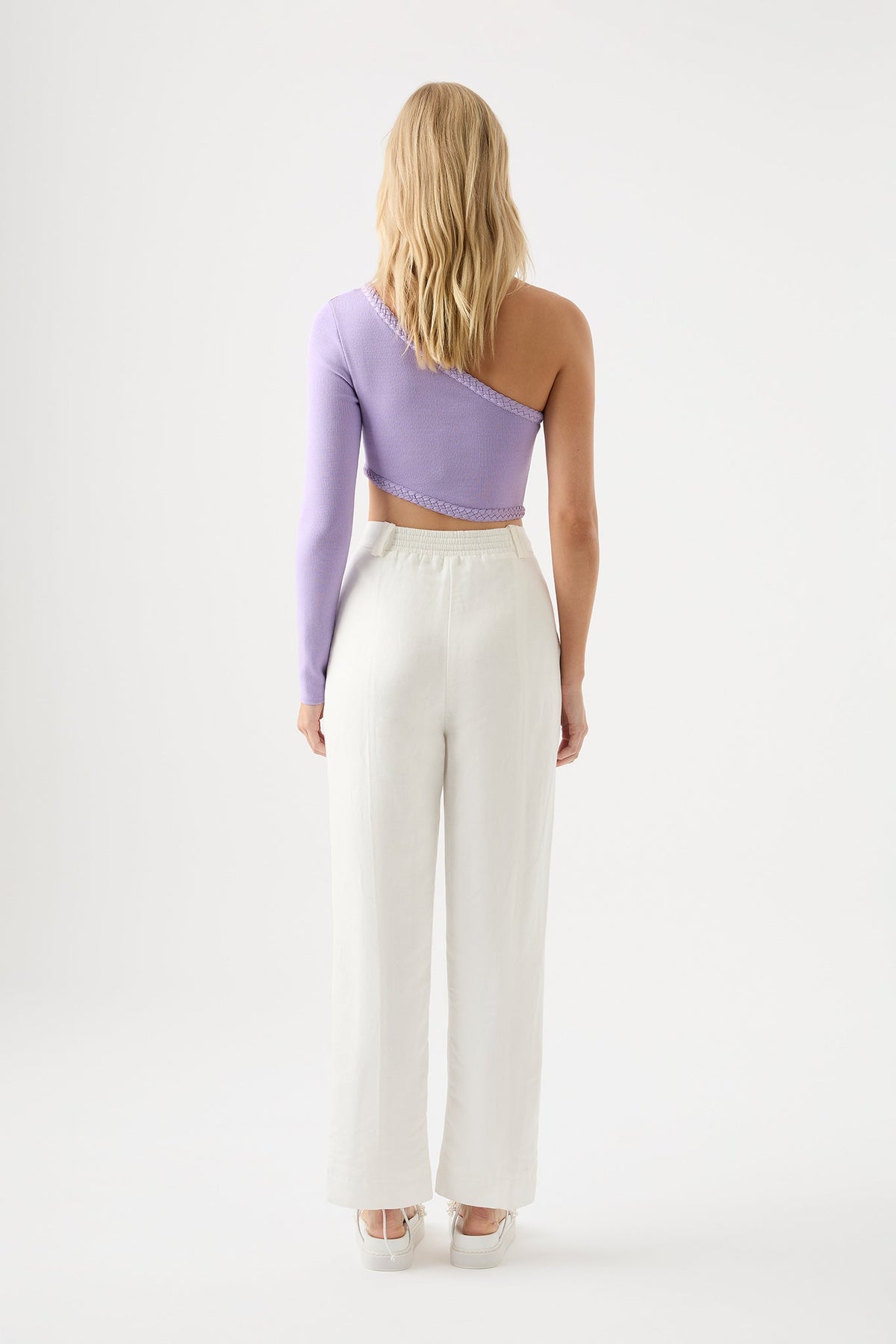 Women Zita Split Front Tapered Pant | Aje