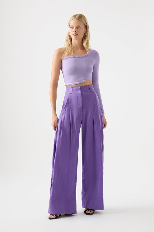 Women Equinox Pleated Wide Leg Pant | Aje