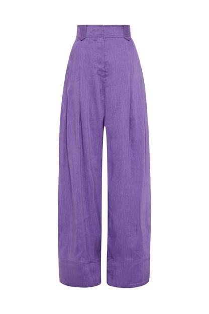 Women Equinox Pleated Wide Leg Pant | Aje