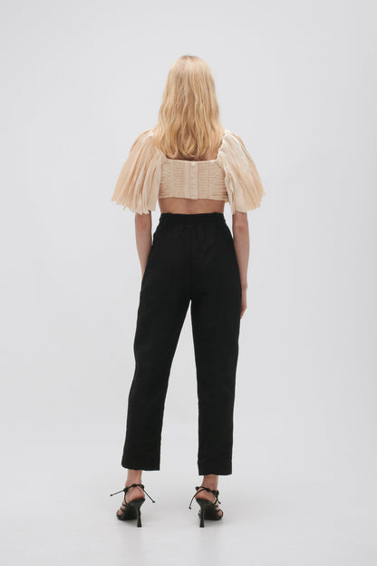 Women Zita Split Front Tapered Pant | Aje
