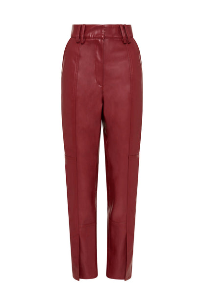 Women River Vegan Leather Pant | Aje