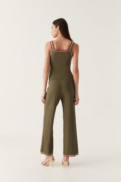 Women Tazia Crochet Edge Knit Pants | Aje