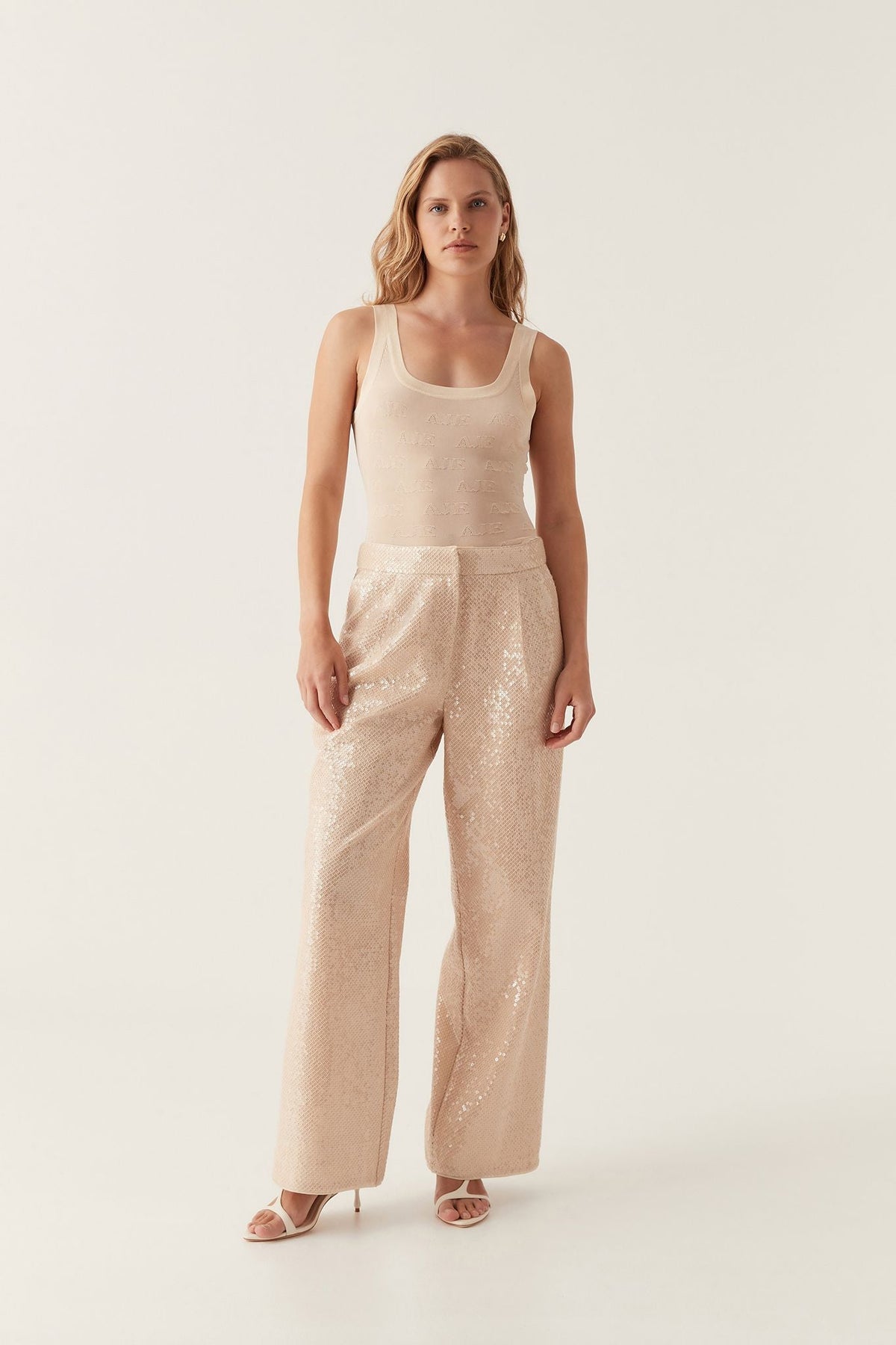 Women Incandescent Sequin Pant | Aje