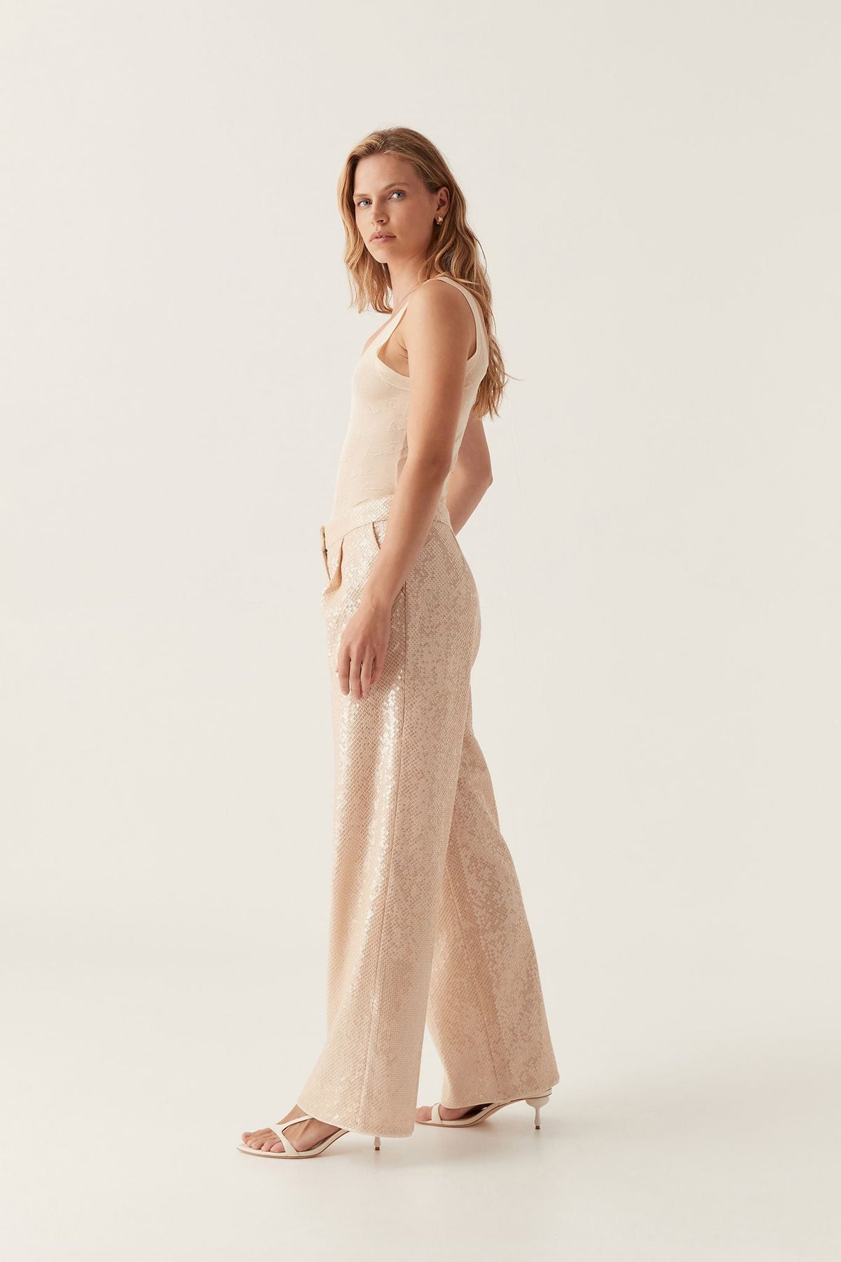 Women Incandescent Sequin Pant | Aje