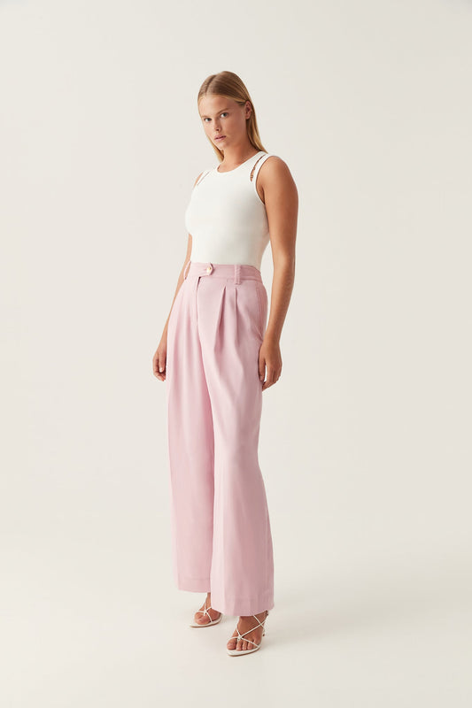 Women Harlem Pleat Front Pant | Aje