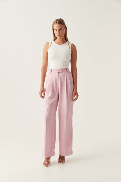 Women Harlem Pleat Front Pant | Aje