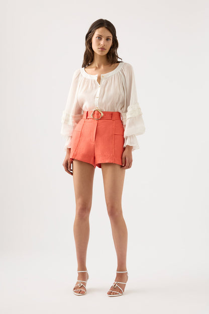 Women Aurora Pinstitch Utility Short | Aje