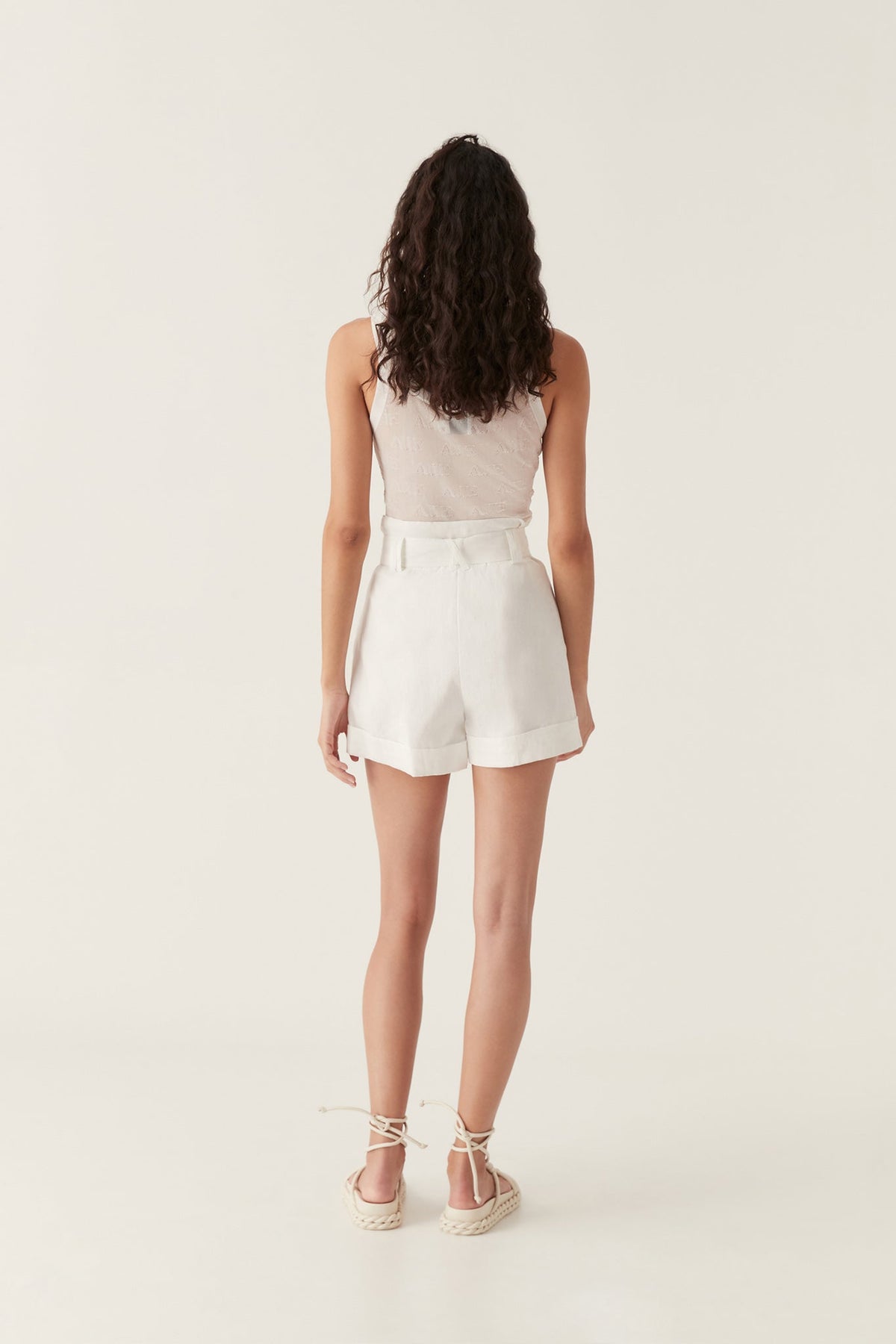 Women Byblos Belted Linen Short | Aje