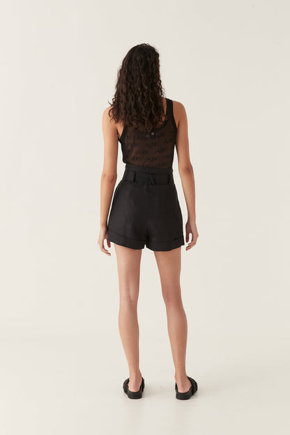Women Byblos Belted Linen Short | Aje