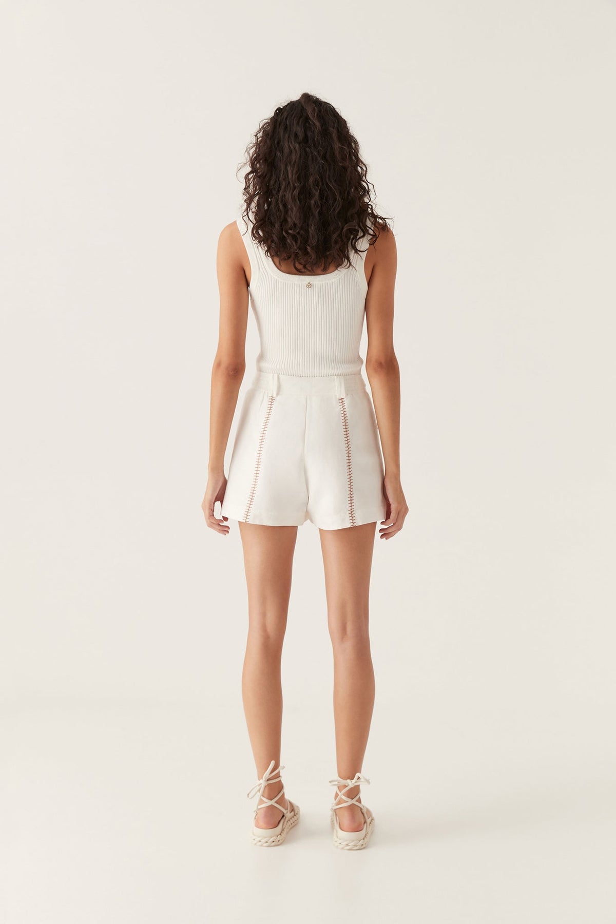 Women Sahira Barbstitch Short | Aje