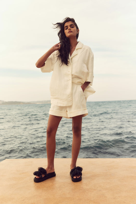 Women Constance Drawcord Short | Aje