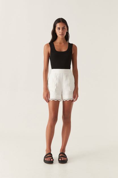 Women Reva Wave Trim Short | Aje