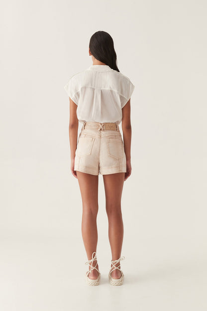 Women Lorah Denim Shorts | Aje