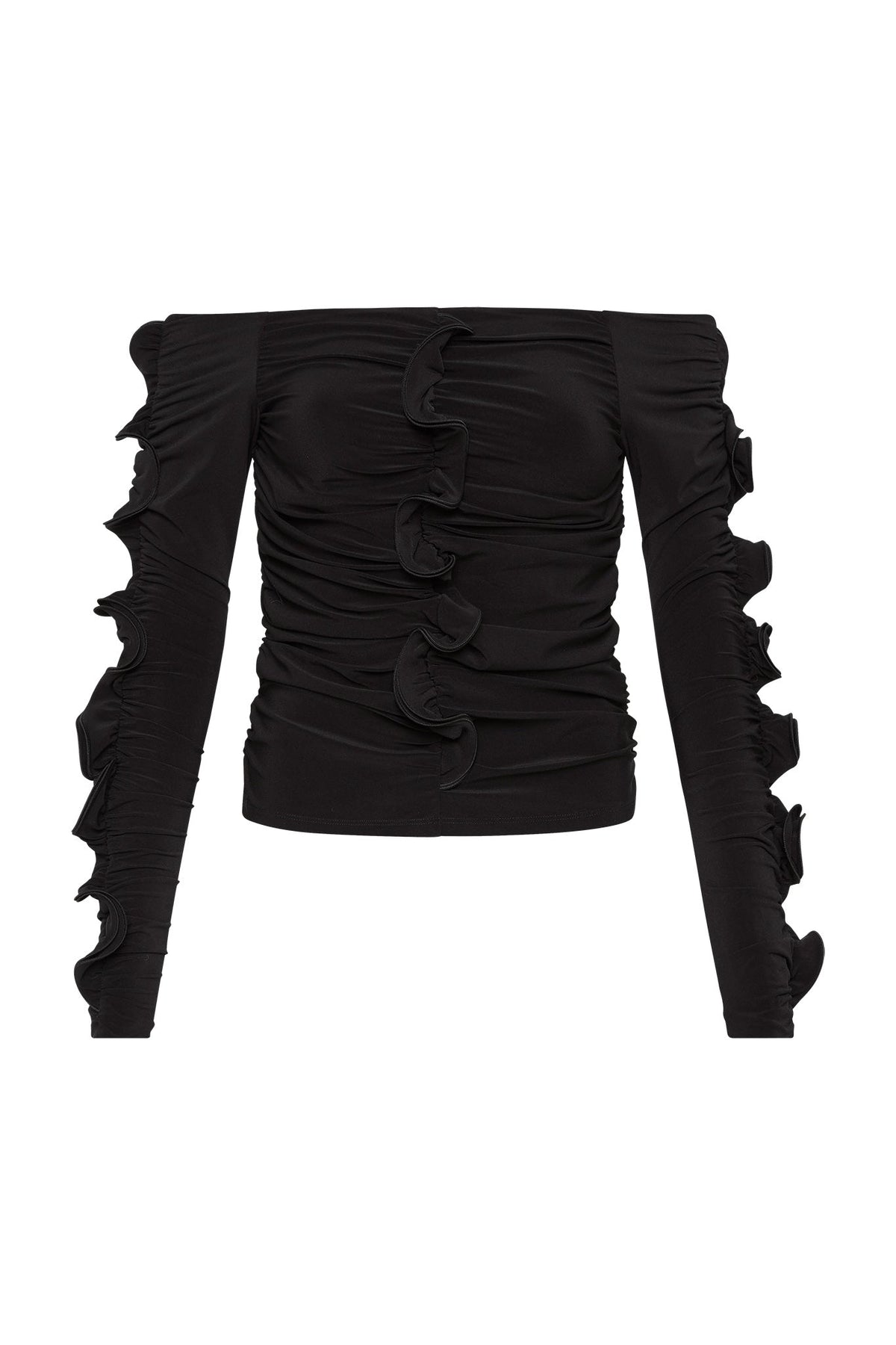Women Regenerate Gathered Jersey Top | Aje