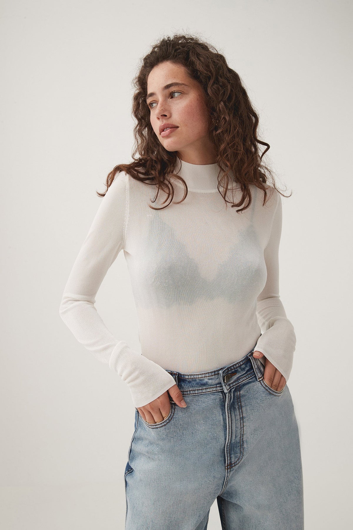 Women Rae Long Sleeve Skivvy | Aje