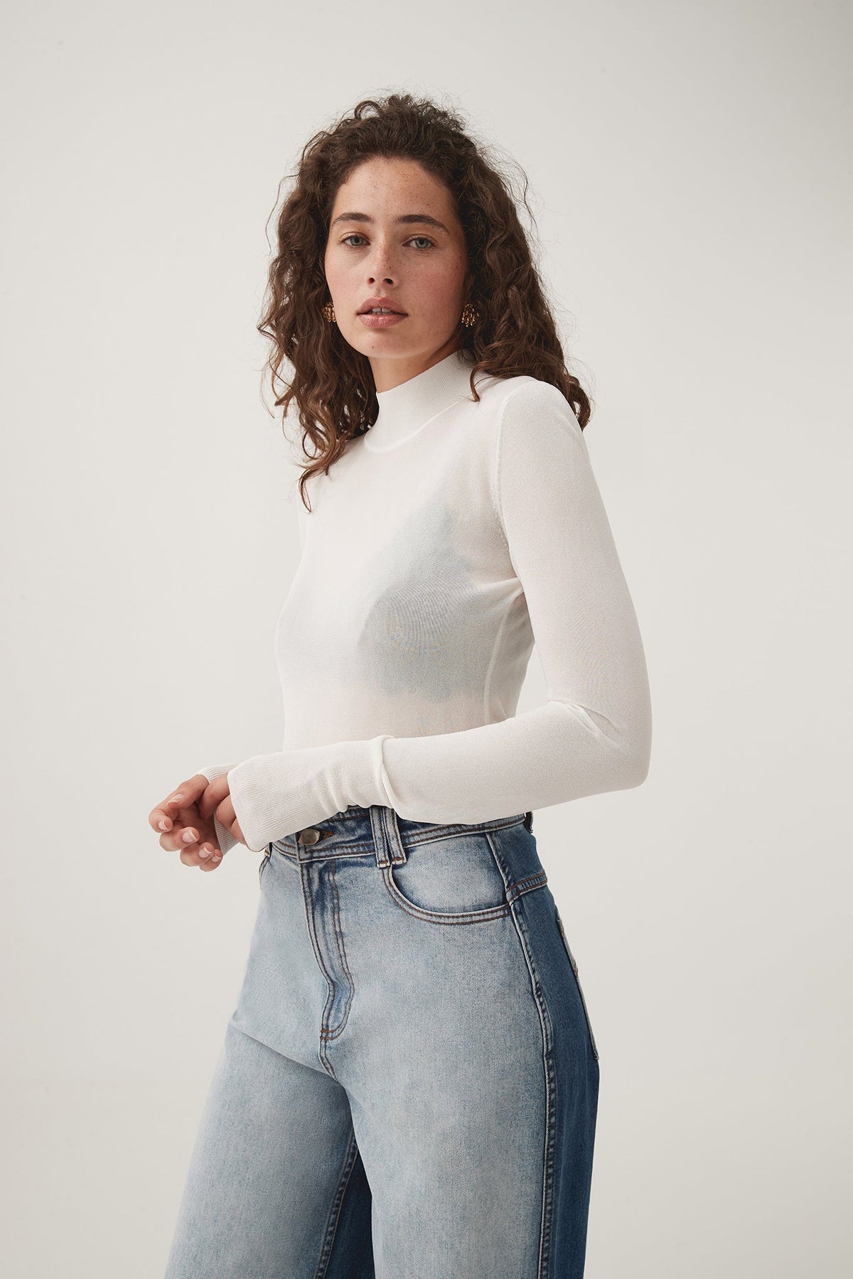 Women Rae Long Sleeve Skivvy | Aje