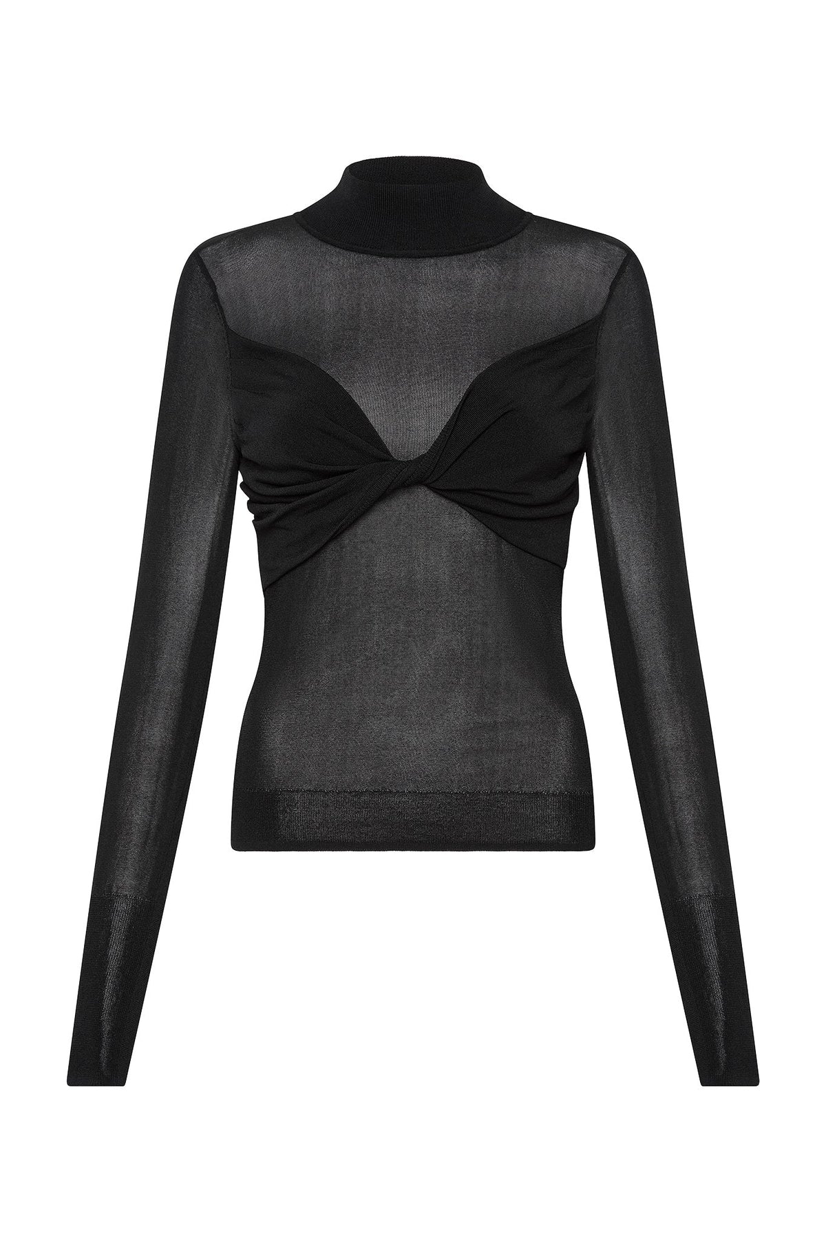 Women Alchemy Twist Crop Knit Top | Aje